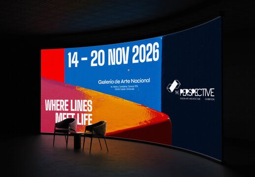 Curve Stage Screen Mockup