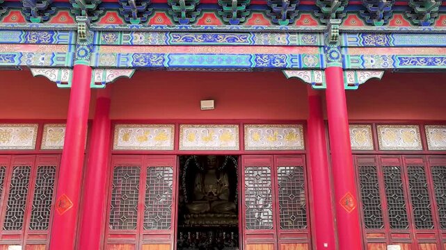 Ksitigarbha Hall, Xiantong Temple (Xiangshan Temple), built in the Western Jin Dynasty, Huaibei City, Anhui Province, China