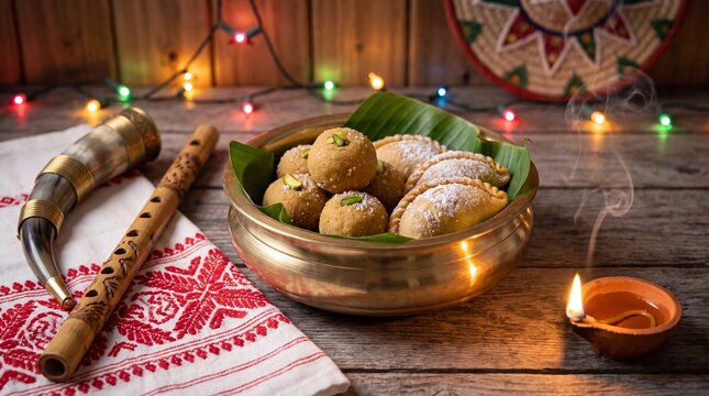 Bohag Bihu celebrates the Assamese New Year and spring harvest with vibrant traditions, music, flowers, and symbols of prosperity and renewal