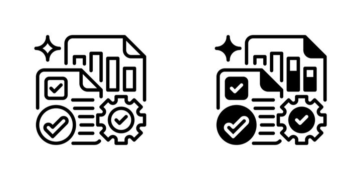 Execution Plan Line Icon, Outline Symbol for Project Implementation, Task Coordination, Strategic Action, Workflow Management, and Goal Achievement. Vector Sign Icon.