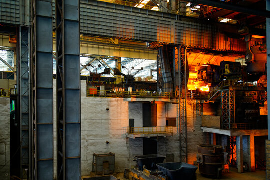 High temperature forging site in iron and steel plant
