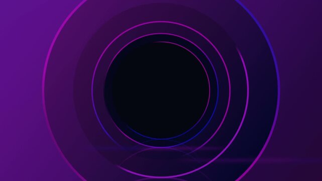 abstract seamless loop neon circle blue and purple neon circles hi tech motion back