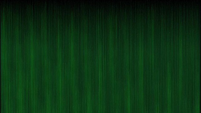 Vertical line texture animation flows with deep green grain tones. Subtle linear gradient perspective moves across the line texture. Minimalist ambient background motion fills the line texture.
