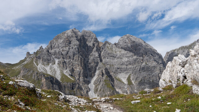 Die Schlicker Seespitze (2804m) in den Stubaier Alpen