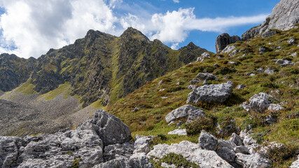 Obraz premium Berge in den Stubaier Alpen (Österreich)
