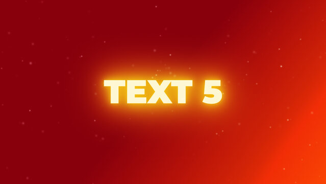 Autumnal Vibes Gradient Text Intro Title Wide