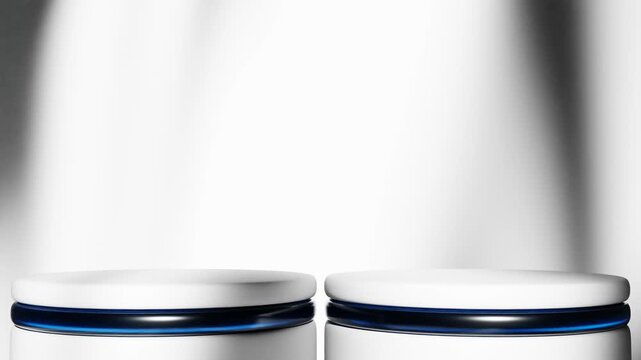 3d rendering animation of presentation showcase for product advertising