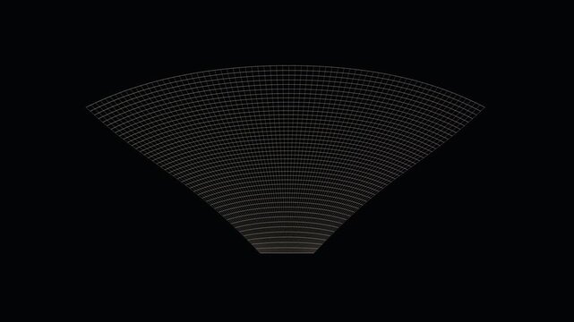 Oscillating Linear Mesh Grid Background