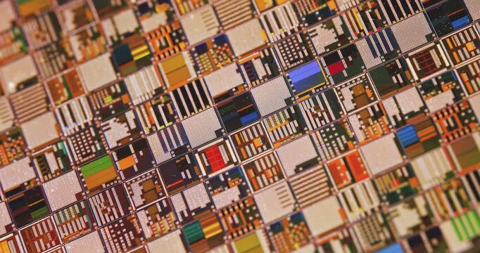 Silicon semiconductor wafer close-up. In electronics, a wafer also called a slice or substrate is a thin slice of semiconductor, a crystalline silicon, used for the fabrication of integrated circuits