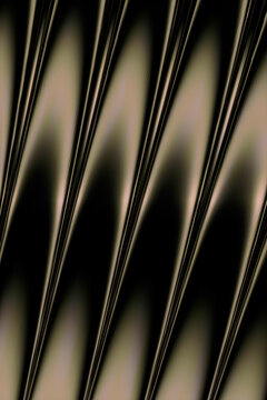 Abstract dark flowing pattern with smooth curved lines and reflections