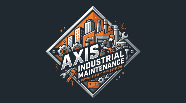 Axis Industrial Maintenance Logo: Repair, Prevention, Systems