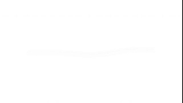 A monochrome hand-painted brush stroke animation using canvas and time-based JS logic.