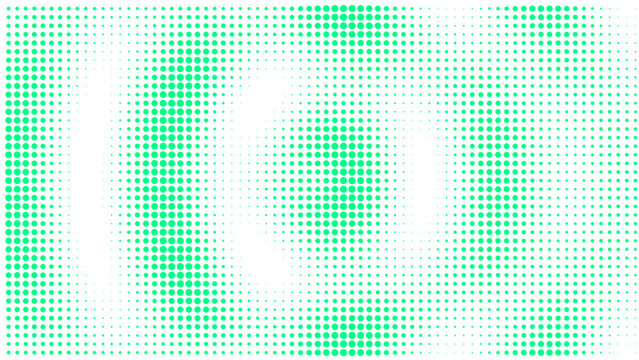 Abstract green and black grid pattern with distorted vertical lines and pixelated texture for a digital technology or data science concept
