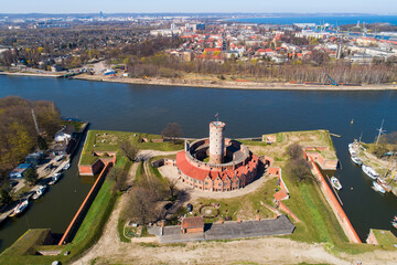 panorama miasta -Twierdza Wisloujscie. Pomorskie © WojciechWojcik