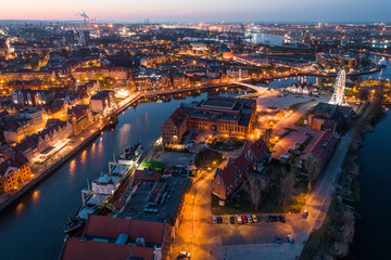 panorama miasta -Olowianka. Pomorskie © WojciechWojcik