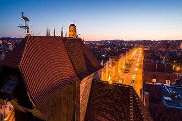 panorama miasta -Gdanski Zuraw. Pomorskie © WojciechWojcik