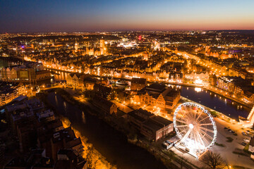 panorama miasta . Pomorskie © WojciechWojcik
