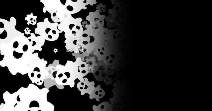 4K Animated Ghost Emoji Transition.4K Social Media Ghost Emoji Transitions for live stream, live chat, gaming, and Live-style. 4K Animated transitions for social media. Easy to use