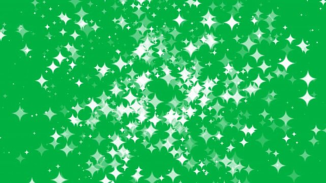 Seamless looping animation of a triple burst of upright 4-pointed optical flares. Features a three-wave explosion pattern for an extremely dense, wide-reaching glowing core with a heavy bling-bling ef