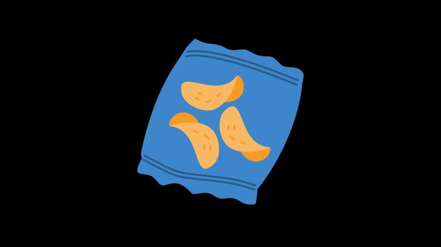 bag of potato chips junk food product