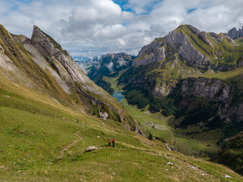 Majestic views from the Meglisalp hike in Appenzell Switzerland