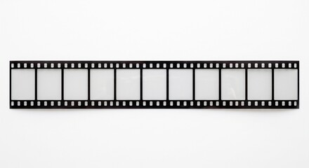 Fototapeta premium Blank Film Strip Template Mockup