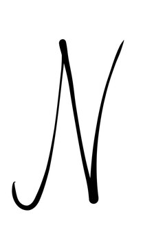 Buchstaben, Gro&szlig;buchstaben in Gro&szlig;schrift, handgezeichnet.