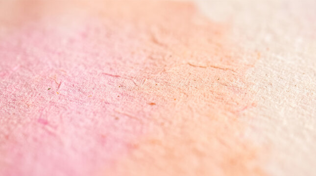 abstract pastel pink orange watercolor painting texture blended colorful wet ink stains macro photography rough paper surface seamless background