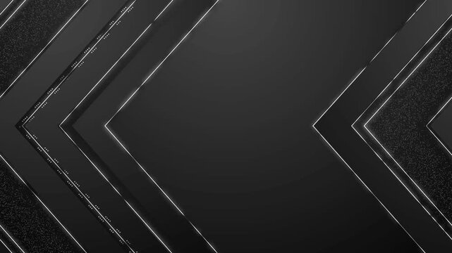 Dark futuristic chevron arrow background animation