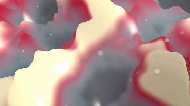 Luxury pearlescent fluid silk background with flowing gradients and shimmering particles, perfect for elegant branding
