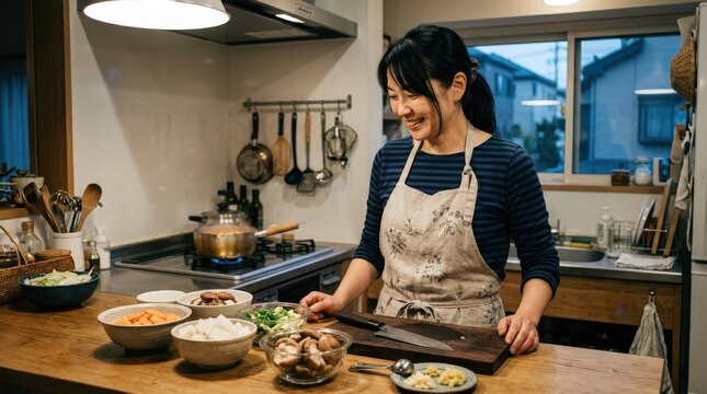 夕食準備が順調