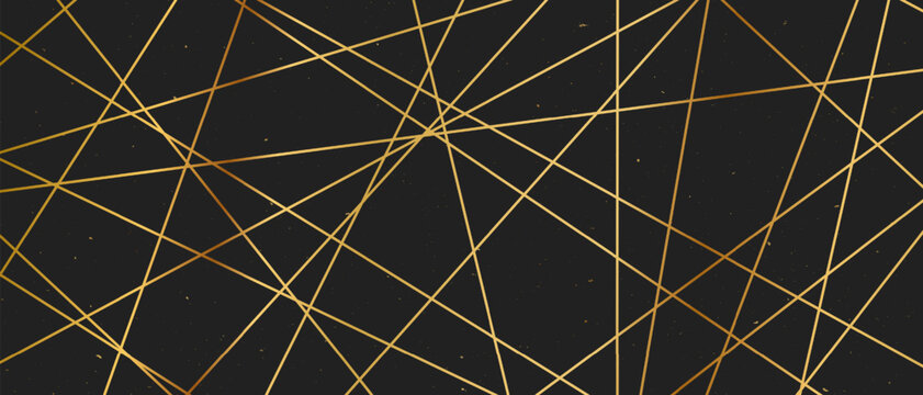 Straight random chaotic geometric lines form striking abstract vector pattern irregular angles chaotic arrangement create bold monochrome texture creative contemporary illustration background.