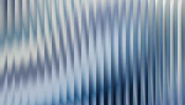 Abstract background, with vertical stripes, gradient blue and, white metallic reflections