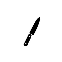 Obraz premium Kitchen Knife 4 Vector – Modern Sharp Cooking Knife Isolated Illustration