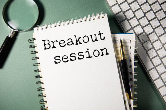 Breakout session idea written on a sticky note