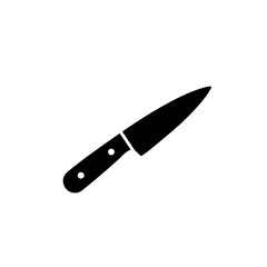 Obraz premium Kitchen Knife 7 Vector – Classic Sharp Cooking Knife Isolated Illustration