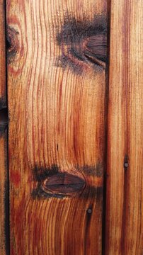 Vertical video of rustic timber knot texture with natural grain patterns 
