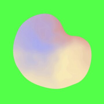 ​Modern creative soft color morphing organic shape graphic element for corporate branding and design
