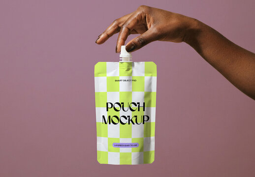 Pouch Packaging Mockup