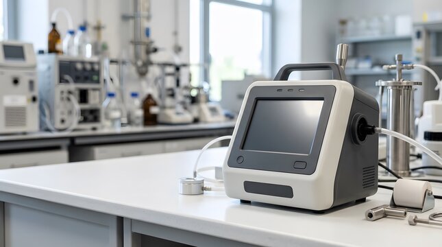 laboratory particle counter for clean environment monitoring air quality analysis contamination control pharmaceutical research and testing