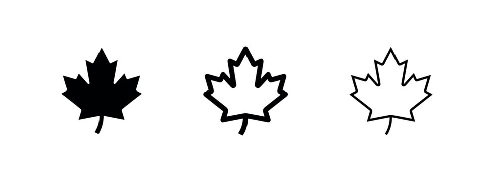 Canadian Maple Leaf Icons