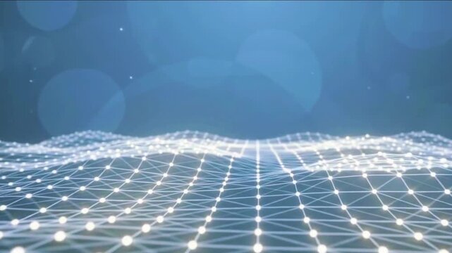 4K Abstract Futuristic Technology Motion Graphics Background Loop