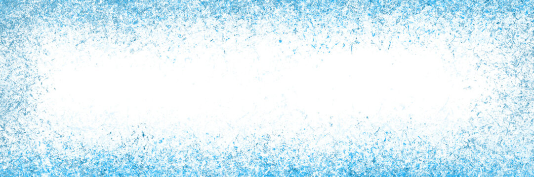 Winter frozen border for frost frame texture and overlay snowy cool. Window ice background for crystal effect snow and png grunge pattern. Winter vector illustration for frost white weather.