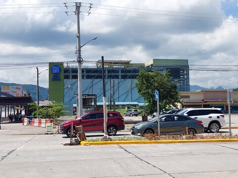 Sm city olongapo downtown mall facade in Zambales, Philippines