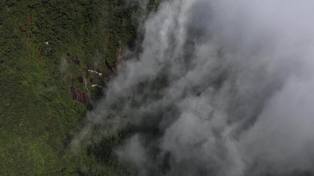 Aerial view of Mirante da Serra de Cachoeiras de Macacu, Brazil.