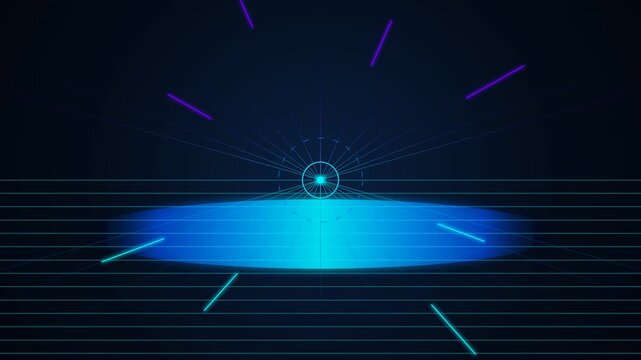 4K seamless loop motion graphic animation featuring animasi perspective cyber grid flythrough. Perfect background footage for abstract & backgrounds videos, presentations, and social media content.