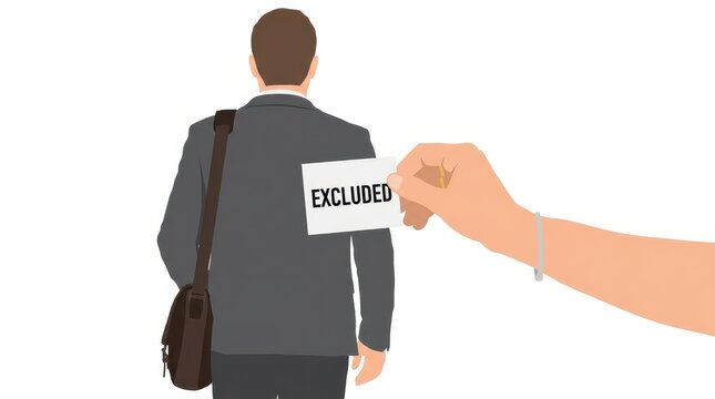 Hand Placing Note on Coworker in Professional Office Environment