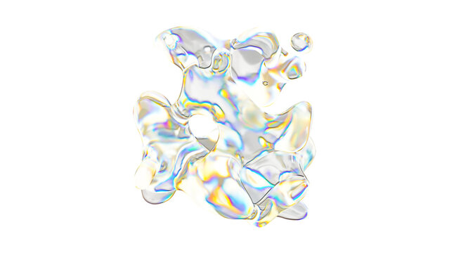 abstract liquid fluid form shape art