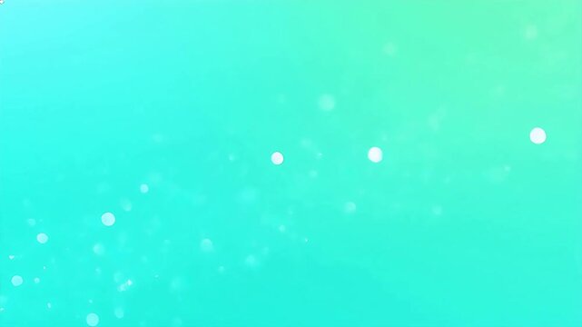 Abstract gradient background from blue to yellow with white circles