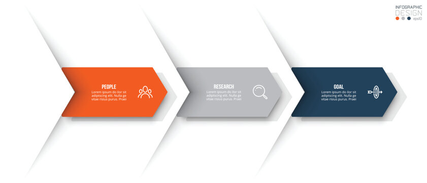 Timeline chart business infographic template.